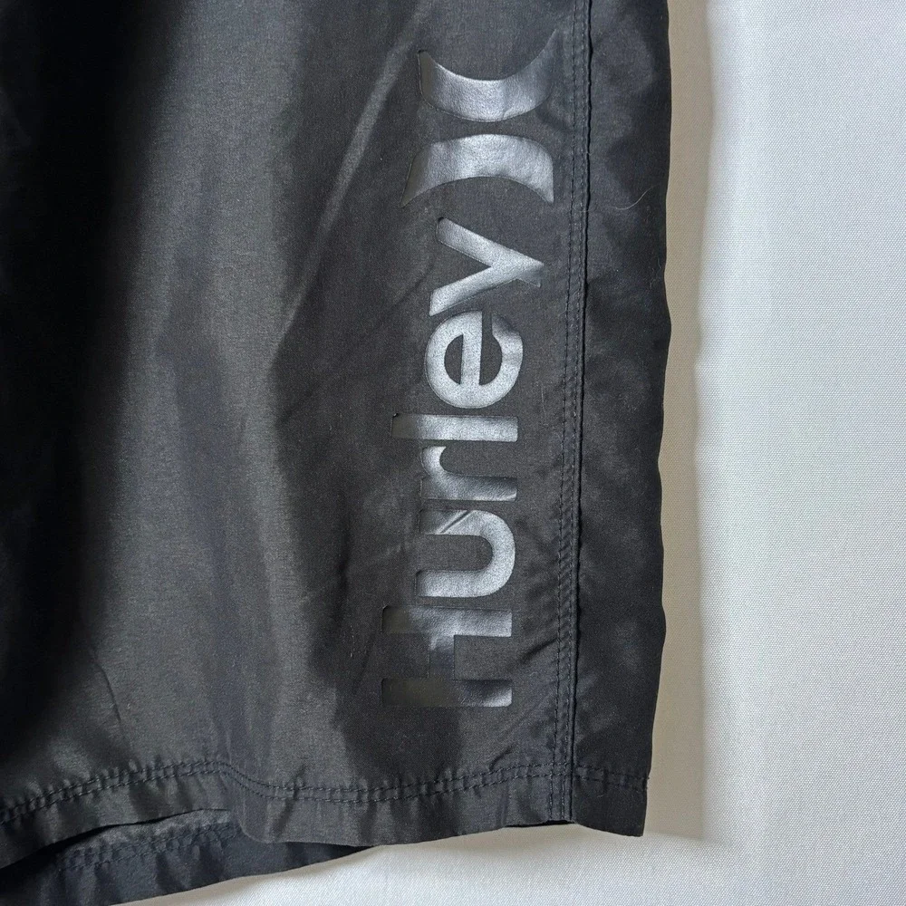 Hurley Board Shorts Mens 36 Black Surf Swim Casual Classic